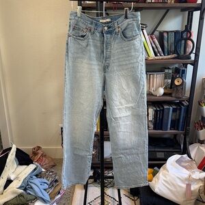 Levi’s ribcage straight jeans